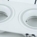Podwójna punktowa oprawa sufitowa HALET 2 White IP20 biały