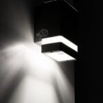 Lampa ogrodowa kinkiet elewacyjny PANAM SOL GREY GU10 szary IP44