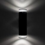 Lampa ogrodowa kinkiet elewacyjny ANGA 2 BLACK 2xGU10 czarny IP54