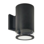 Lampa ogrodowa kinkiet elewacyjny ANGA 1 BLACK GU10 czarny IP54