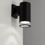 Lampa ogrodowa kinkiet elewacyjny ANGA 1 BLACK GU10 czarny IP54