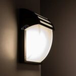 Lampa ogrodowa kinkiet elewacyjny ZOFIN S E27 czarny IP44