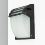 Lampa ogrodowa kinkiet elewacyjny ZOFIN S E27 czarny IP44