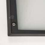 Lampa ogrodowa kinkiet elewacyjny ZOFIN S E27 czarny IP44