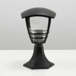 Słupek ogrodowy latarnia IMMA BLACK L/S E27 czarny IP44