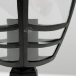 Słupek ogrodowy latarnia IMMA BLACK L/S E27 czarny IP44