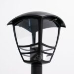Słupek ogrodowy latarnia IMMA BLACK L/T E27 czarny IP44