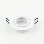 Punktowa oprawa sufitowa wpuszczana AKTYN 1 OV White IP20 okrągła biała