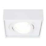 Punktowa oprawa sufitowa wpuszczana PALLAD 1 MINI White IP20 kwadratowa biała