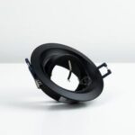 Oczko sufitowe wpuszczane IRID Black IP20 okrągła czarna