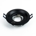 Oczko sufitowe wpuszczane IRID Black IP20 okrągła czarna