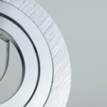 Punktowa oprawa sufitowa wpuszczana CERI 1 OV Silver IP20 okrągła srebrny szlif