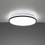 Plafon ANELL B 20W czarny pierścień ściemnialny 4000K neutralna 1400lm IP20