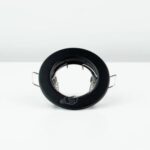 Punktowa oprawa sufitowa wpuszczana MURID Black IP20 okrągła czarna