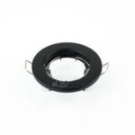 Punktowa oprawa sufitowa wpuszczana MURID Black IP20 okrągła czarna