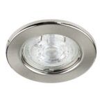 Punktowa oprawa sufitowa wpuszczana MURID Nickel IP20 okrągła nikiel