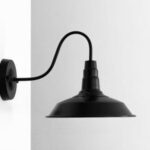 Kinkiet ścienny LOFT AKRON E27 czarny mosiądz