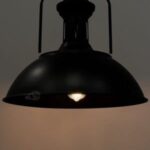 Lampa wisząca LOFT GRAVIS E27 czarna łańcuch 1m