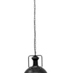 Lampa wisząca LOFT GRAVIS E27 czarna łańcuch 1m