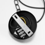 Lampa wisząca LOFT GRAVIS E27 czarna łańcuch 1m