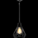 Lampa wisząca LOFT ALAMBRA LARGO E27 czarna