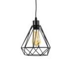 Lampa wisząca LOFT ALAMBRA LARGO E27 czarna