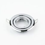 Punktowa oprawa sufitowa wpuszczana regulowana DAIRA Chrome IP20 okrągła chrom