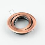 Punktowa oprawa sufitowa wpuszczana regulowana DAIRA Cooper IP20 okrągła miedź