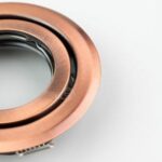 Punktowa oprawa sufitowa wpuszczana regulowana DAIRA Cooper IP20 okrągła miedź