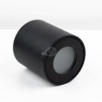 Oprawa hermetyczna sufitowa łazienkowa KLARS Black IP44 GU10 czarna