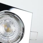 Punktowa oprawa sufitowa wpuszczana regulowana VIERA Chrome IP20 kwadratowa chrom