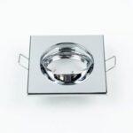 Punktowa oprawa sufitowa wpuszczana regulowana VIERA Chrome IP20 kwadratowa chrom