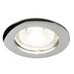 Punktowa oprawa sufitowa wpuszczana ZIVA Chrome IP20 okrągła chrom