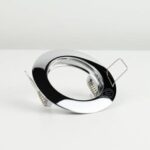 Punktowa oprawa sufitowa wpuszczana ZIVA Chrome IP20 okrągła chrom