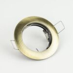 Punktowa oprawa sufitowa wpuszczana ZIVA Brass IP20 okrągła mosiądz