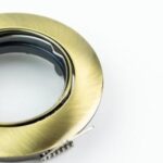 Punktowa oprawa sufitowa wpuszczana regulowana ZIVA KER Brass IP20 okrągła mosiądz