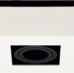 Lampa natynkowa sufitowa ruchoma OSMIN 3 White IP20 kwadratowa potrójna biały mat