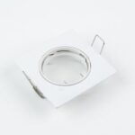 Punktowa oprawa sufitowa wpuszczana regulowana PARIL White IP20 kwadratowa biała