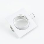 Punktowa oprawa sufitowa wpuszczana regulowana PARIL White IP20 kwadratowa biała