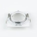 Punktowa oprawa sufitowa wpuszczana regulowana PARIL White IP20 kwadratowa biała