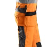 Snickers 0213 Ogrodniczki Odblaskowe z workami kieszeniowymi